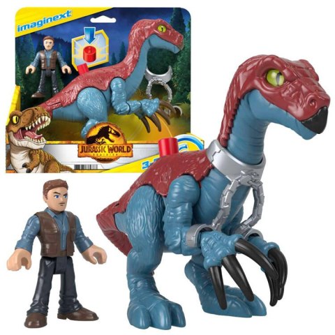 Producent niezdefiniowany Jurassic World zestaw Imaginext figurki Therizinosaurus + Owen ZA5096