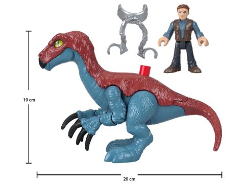 Producent niezdefiniowany Jurassic World zestaw Imaginext figurki Therizinosaurus + Owen ZA5096