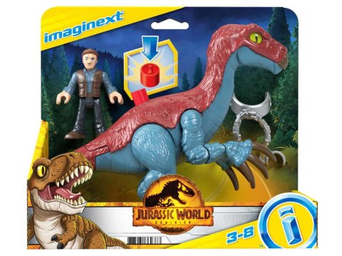 Producent niezdefiniowany Jurassic World zestaw Imaginext figurki Therizinosaurus + Owen ZA5096