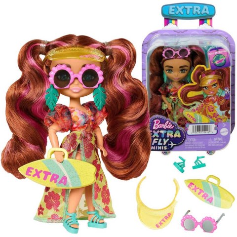 Producent niezdefiniowany Lalka Barbie Extra Fly Minis w plażowej słonecznej stylizacji ZA5108