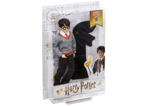 Producent niezdefiniowany Lalka Harry Potter w szkolnych szatach Gryffindor + różdżka FYM50 ZA5093