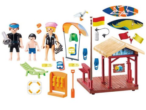 Producent niezdefiniowany Playmobil kreatywne Klocki Szkółka sportów wodnych 73 ele ZA5139