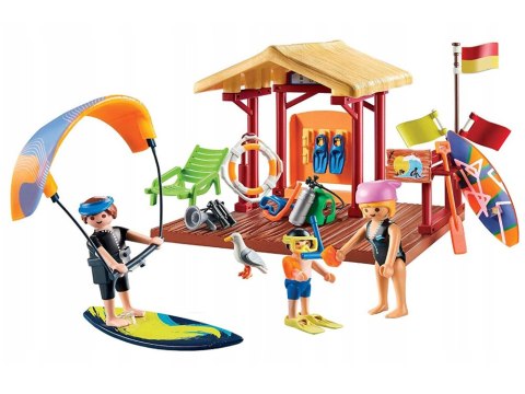 Producent niezdefiniowany Playmobil kreatywne Klocki Szkółka sportów wodnych 73 ele ZA5139