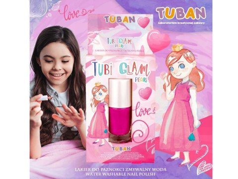TUBAN Tuban Tubi Glam lakier do paznokci dla dzieci różowy perłowy 5ml ZA5164