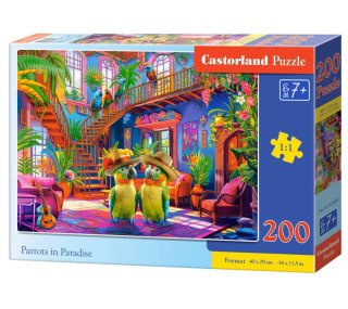Castorland Puzzle 200 Parrots in Paradise B-222308