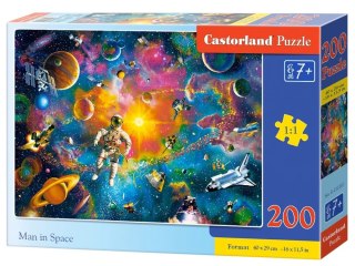 Castorland Puzzle 200 elementów B-222261 Man in Space kosmos