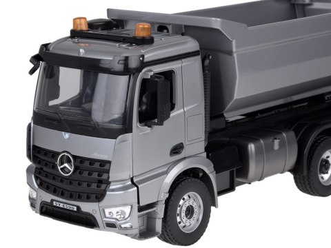 EE Mercedes Arocs METALOWA wywrotka sterowana EE ruchoma naczepa 1:20 RC0667
