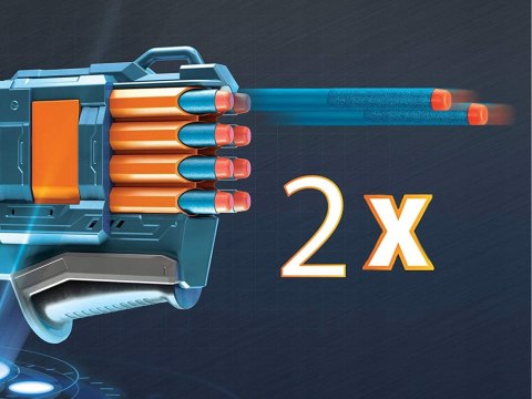 Hasbro Duży lekki Zestaw Pistolet Nerf Elite 2.0 + 16 naboje dla dzieci ZA5179