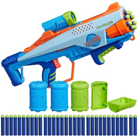Hasbro Nerf blaster Elite JR Rookie Pack wyrzutnia 32 naboje tarcze ZA5180
