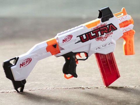 Hasbro Zestaw Wielki Pistolet automat Nerf Ultra Focus + naboje styropian ZA5182