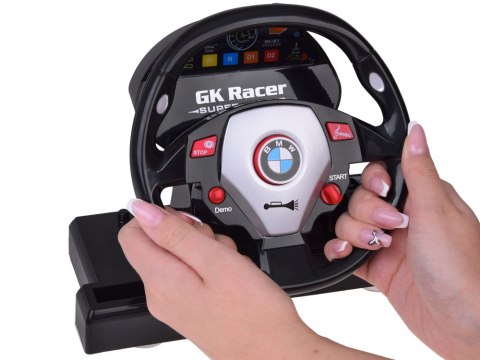 JOKOMISIADA Autko z kierownicą Sportowe BMW 1:24 Zdalnie sterowany samochód RC0661