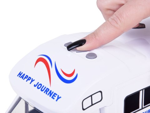 JOKOMISIADA Auto Kempingowe Podróżne Kamper światło dźwięk Otwierane drzwi dach ZA5218