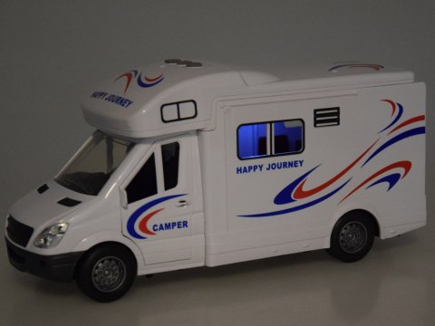 JOKOMISIADA Auto Kempingowe Podróżne Kamper światło dźwięk Otwierane drzwi dach ZA5218