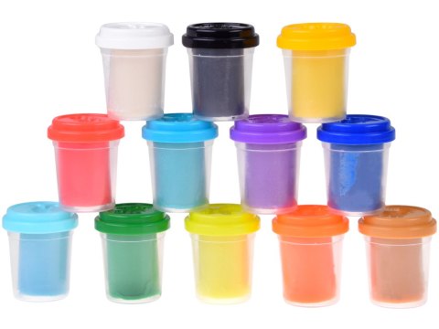 JOKOMISIADA Ciastolina Zestaw plastyczny 12 sztuk kolorowa masa plastyczna ZA5176