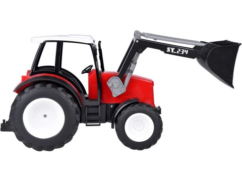 JOKOMISIADA Duży Czerwony Traktor z Ruchomym Ramieniem i Wielkimi Kołami RC0666