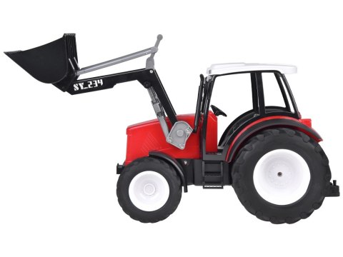 JOKOMISIADA Duży Czerwony Traktor z Ruchomym Ramieniem i Wielkimi Kołami RC0666