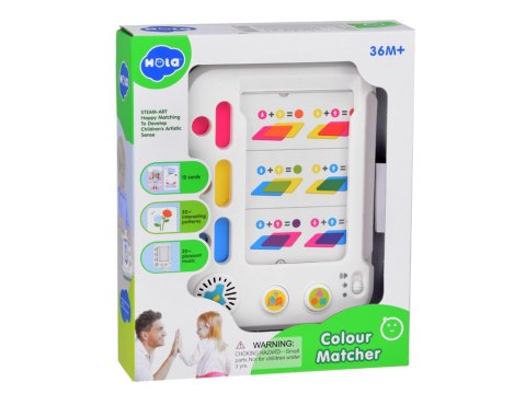 JOKOMISIADA Edukacyjny Tablet dla dzieci do nauki kolorów - Interaktywna gra ZA5237