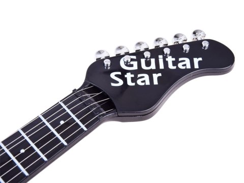 JOKOMISIADA Gitara elektryczna zabawka dla dziecka melodie światło + pasek IN0169 JA