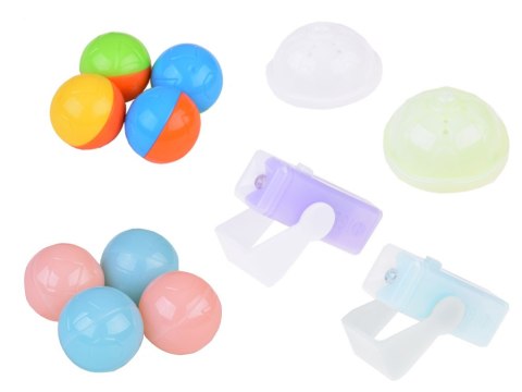 JOKOMISIADA Klocki Magnetyczne 3D dla dzieci Zbuduj Świecący Tor Kulkowy 49 ele ZA5250