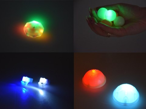 JOKOMISIADA Klocki Magnetyczne 3D dla dzieci Zbuduj Świecący Tor Kulkowy 49 ele ZA5250