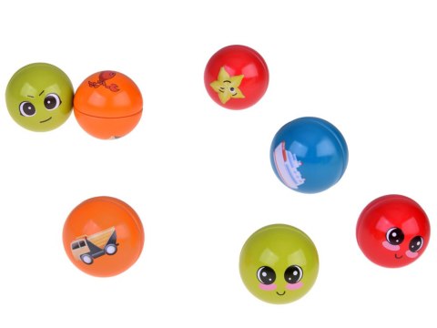 JOKOMISIADA Klocki magnetyczne 3D Kolorowe Podświetlane klocki dla dzieci 76ele ZA5239