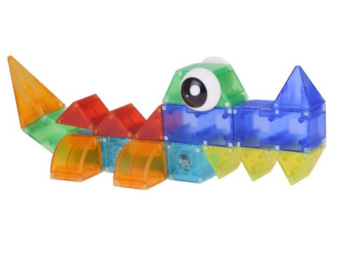 JOKOMISIADA Klocki magnetyczne 3D Podświetlane klocki magnetyczne 64 ele ZA5240