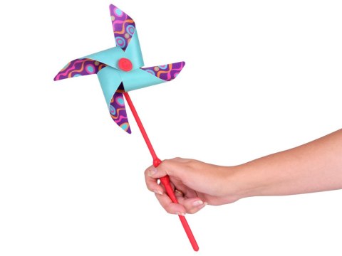 JOKOMISIADA Kolorowe wiatraki wiatrak 2 sztuki wiatraczek ozdoba ZA5214