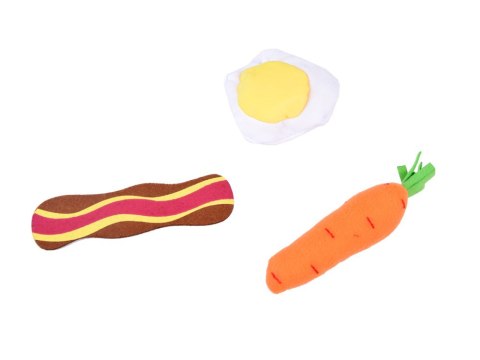 JOKOMISIADA MIĘKKI Zestaw do robienia obiadu Materiałowe warzywa Stek Ryba ZA5244