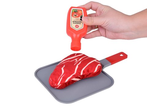 JOKOMISIADA MIĘKKI Zestaw do robienia obiadu Materiałowe warzywa Stek Ryba ZA5244