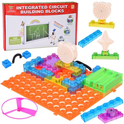 JOKOMISIADA Mały elektryk Zestaw do budowy bloków elektronicznych 120 projektów ZA5241