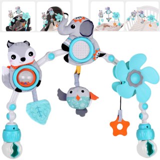 JOKOMISIADA Pałąk Zawieszka do łóżeczka interaktywna sensoryczna dla niemowląt ZA5211