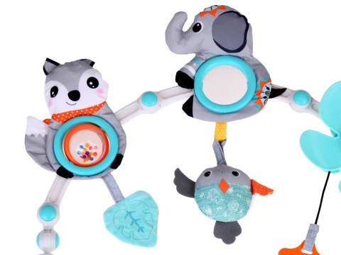 JOKOMISIADA Pałąk Zawieszka do łóżeczka interaktywna sensoryczna dla niemowląt ZA5211