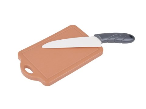 JOKOMISIADA Plastikowe Owoce do Krojenia + Deska Nóż Zestaw do Zabawy w Kuchni ZA5248