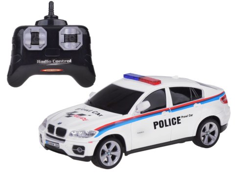 JOKOMISIADA Sportowy radiowóz BMW X6 auto sterowane na pilota RC0660 BI