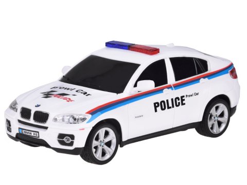 JOKOMISIADA Sportowy radiowóz BMW X6 auto sterowane na pilota RC0660 BI