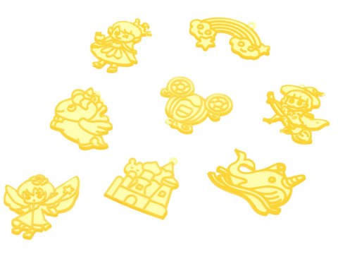 JOKOMISIADA Zestaw kreatywny do tworzenia breloczków Zrób to Sam Szablony Farby ZA5208