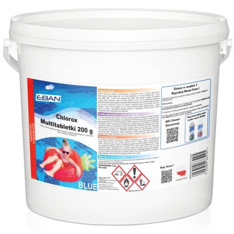 NTCE Chlorox Multitabletki 5KG BLUE Chemia do basenu BA0568