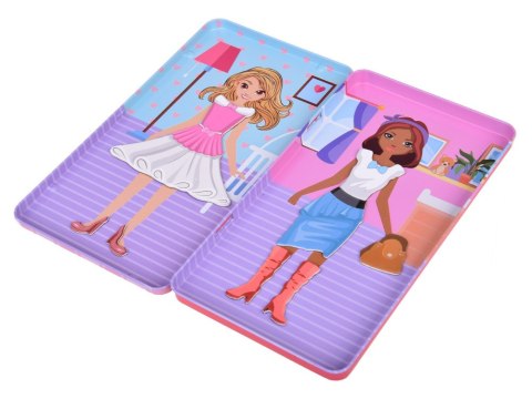 Producent niezdefiniowany Układanka magnetyczna Ubierz Lalę w wyjątkowe stylizacje ZA5198