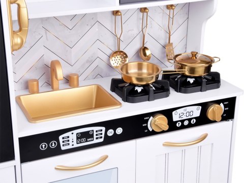 JOKOMISIADA Duża kuchnia drewniana dla dzieci lodówka piekarnik kostkarka zlew ZA5269