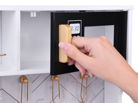 JOKOMISIADA Duża kuchnia drewniana dla dzieci lodówka piekarnik kostkarka zlew ZA5269