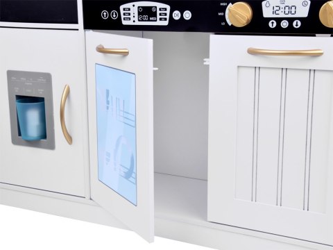 JOKOMISIADA Duża kuchnia drewniana dla dzieci lodówka piekarnik kostkarka zlew ZA5269