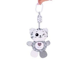 JOKOMISIADA Gryzak zabawka 3w1 Kotek interaktywna maskotka grająca grzechotka ZA5288