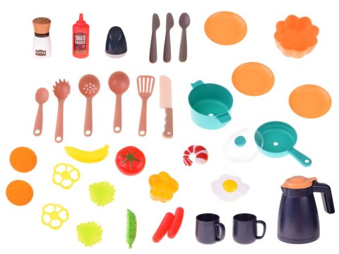 JOKOMISIADA Interaktywna Kuchnia Lodówka Kran Zmywarka Naczynia akcesoria 55 el ZA5292