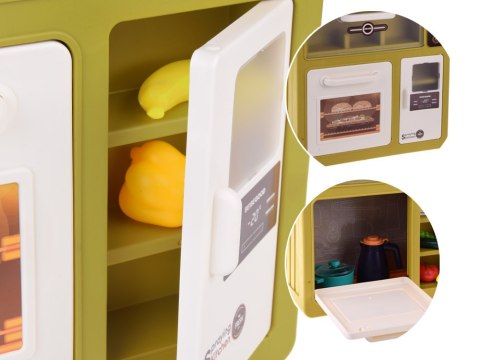 JOKOMISIADA Interaktywna Kuchnia Lodówka Kran Zmywarka Naczynia akcesoria 55 el ZA5292