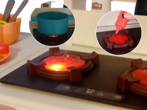 JOKOMISIADA Interaktywna Kuchnia Lodówka Kran Zmywarka Naczynia akcesoria 55 el ZA5292