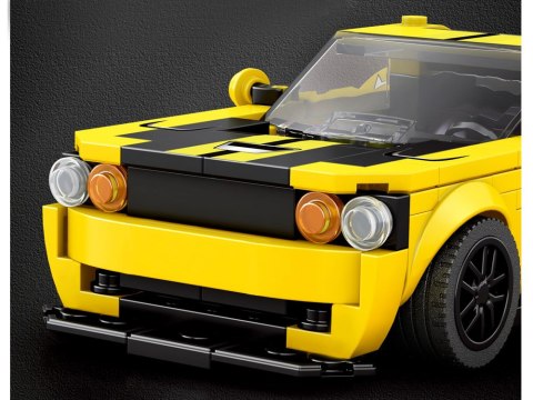 JOKOMISIADA Klocki techniczne 319-elementów + naklejki Żółte Sportowe Auto ZA5260