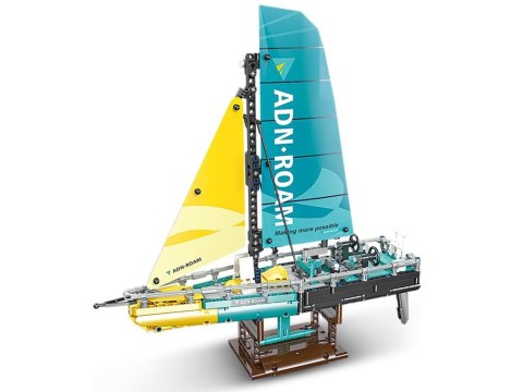 JOKOMISIADA Klocki techniczne Jacht regatowy 675-elementów kolorowe klocki ZA5296