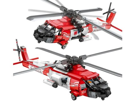JOKOMISIADA Klocki techniczne SikorskyHH-60J Jayhawk 1137el śmigłowiec lotniczy ZA5302