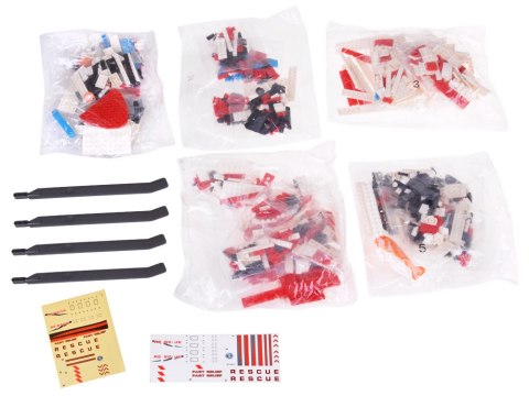 JOKOMISIADA Klocki techniczne SikorskyHH-60J Jayhawk 1137el śmigłowiec lotniczy ZA5302