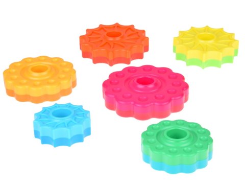 JOKOMISIADA Kolorowa Piramida wieża układanie zabawka sensoryczna dla dzieci ZA5286